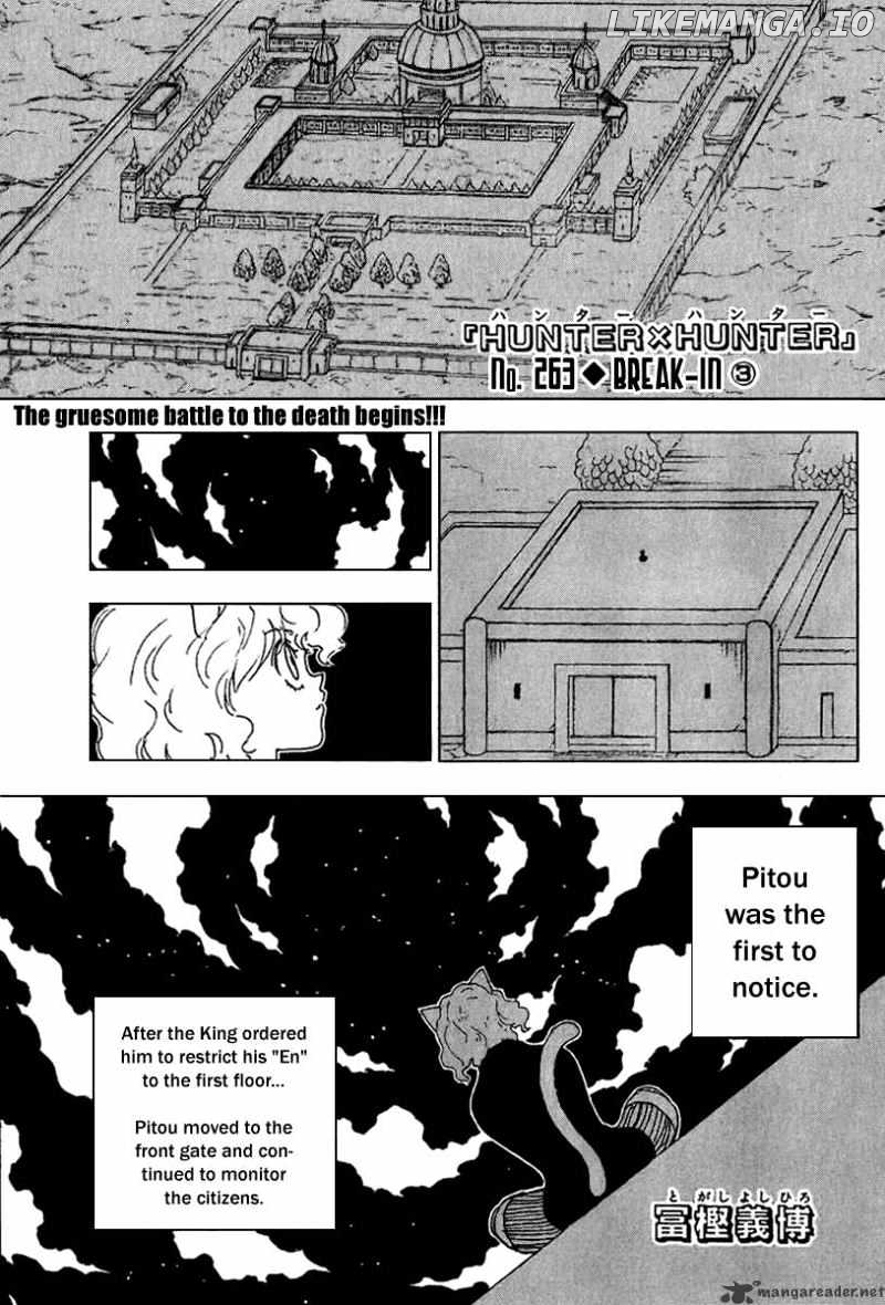Hunter x Hunter, Chapter 263 image 01